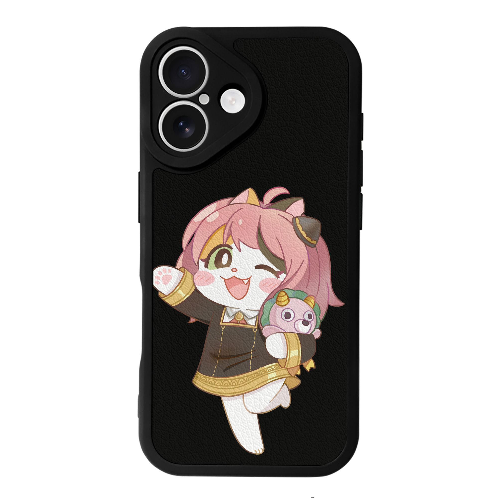 （画像用） SPY×FAMILY间谍家家酒 【iPhone 16シリーズ対応】シリコンスマホケース（レザー調） 材質：シリコン